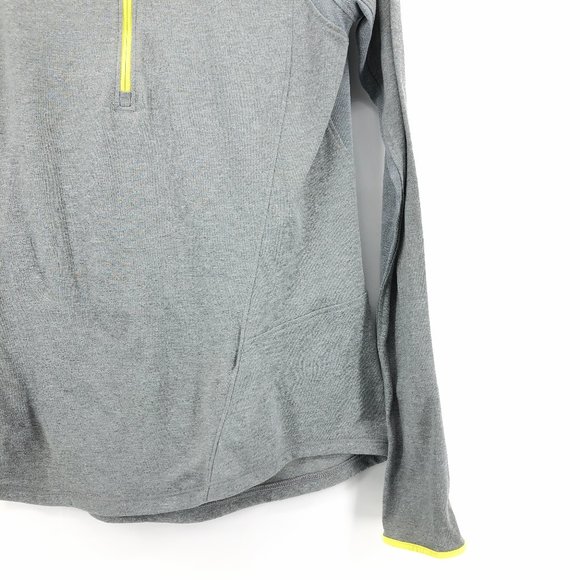 UNDER ARMOUR Threadborne Swyft Zip Gray Pullover - Picture 4 of 13